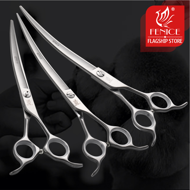 Men'S Grooming Scissors - Fenice Professional Pet Dog Grooming Curved