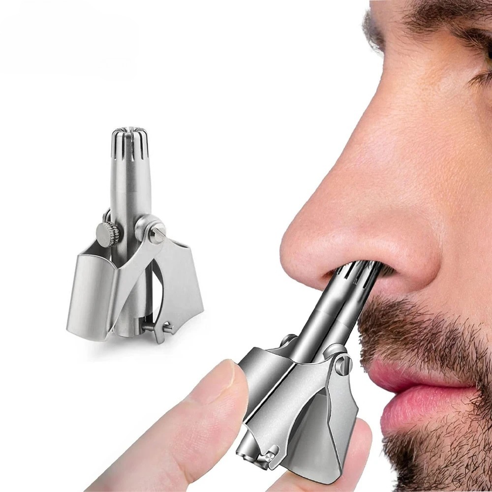 Men'S Grooming Scissors - Nose Hair Trimmer Cleaner For Men
