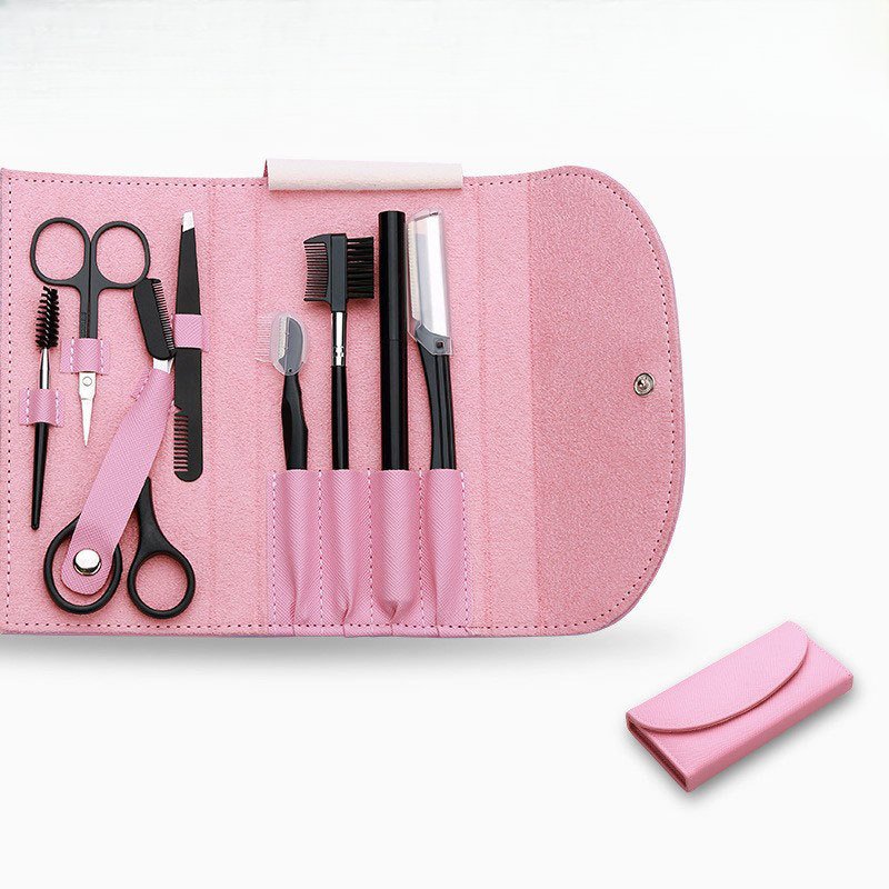 Men'S Grooming Set Gift - 8Pcs eyebrow grooming kit with eyebrow