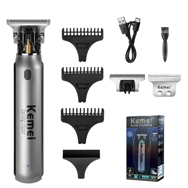 Men'S Grooming Scissors - KEMEI Professional Electric Hair Trimmer for