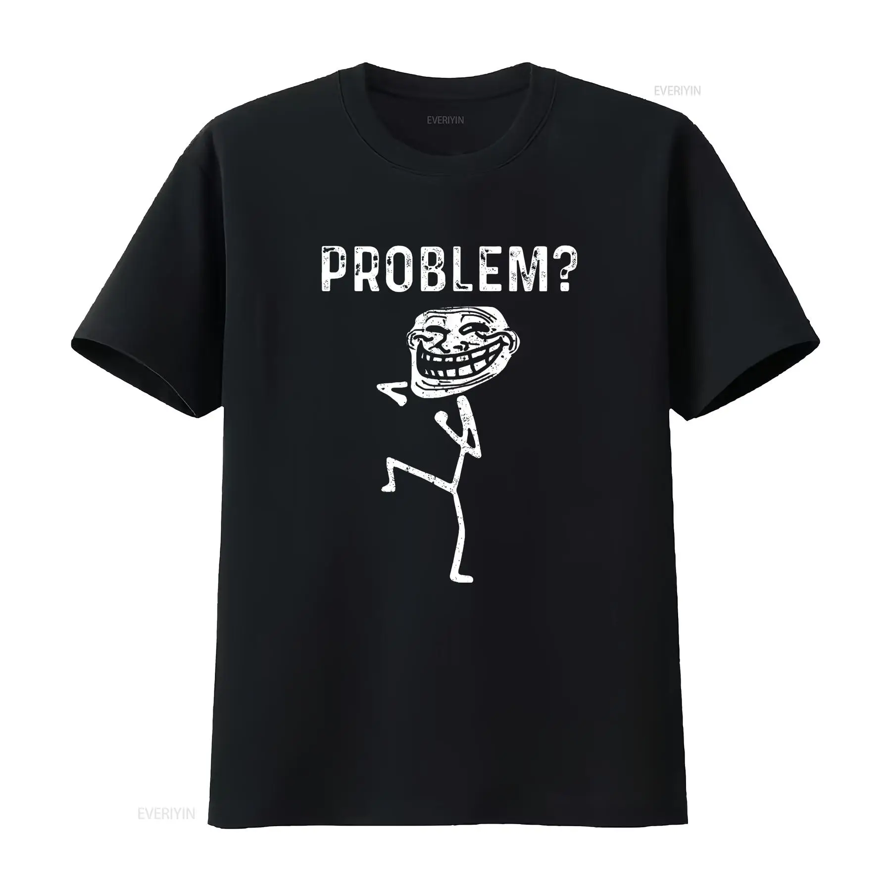 Face Wash Mens - Troll Face Problem Funny Women T