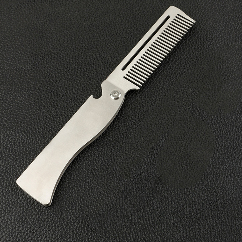 Foldable Beard Comb Folding Ha - Grooming Men'S Hair review and price