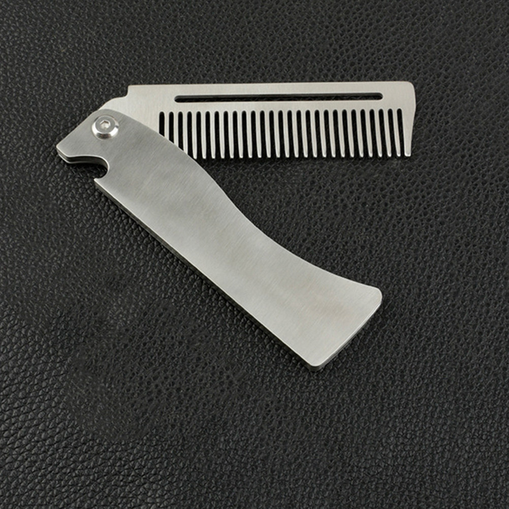 Foldable Beard Comb Folding Ha - Grooming Men'S Hair review and price