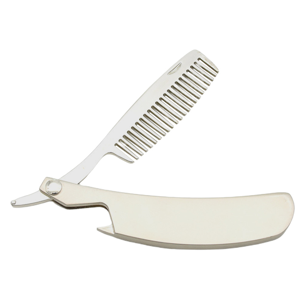 Zinc Alloy Beard Comb Foldable - Grooming Men'S Hair review and price