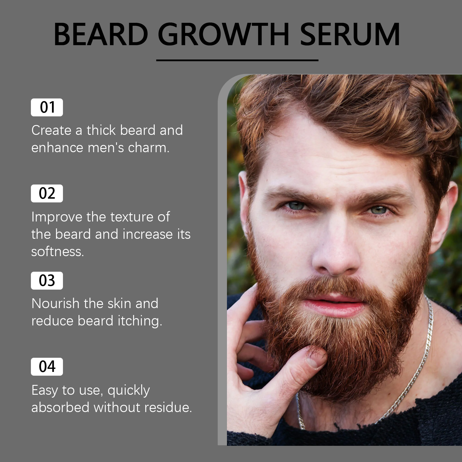 Beard Thickening Care Oil with - Men'S Grooming Tonic review and price
