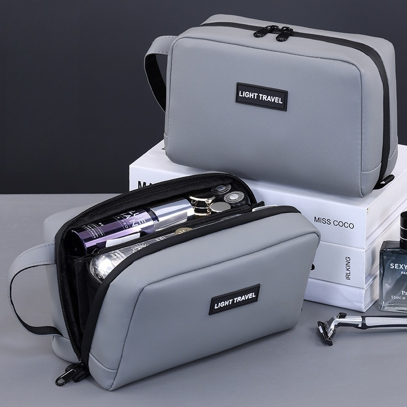 Waterproof Handheld Makeup Bag - Mens Grooming Kit Case review and price
