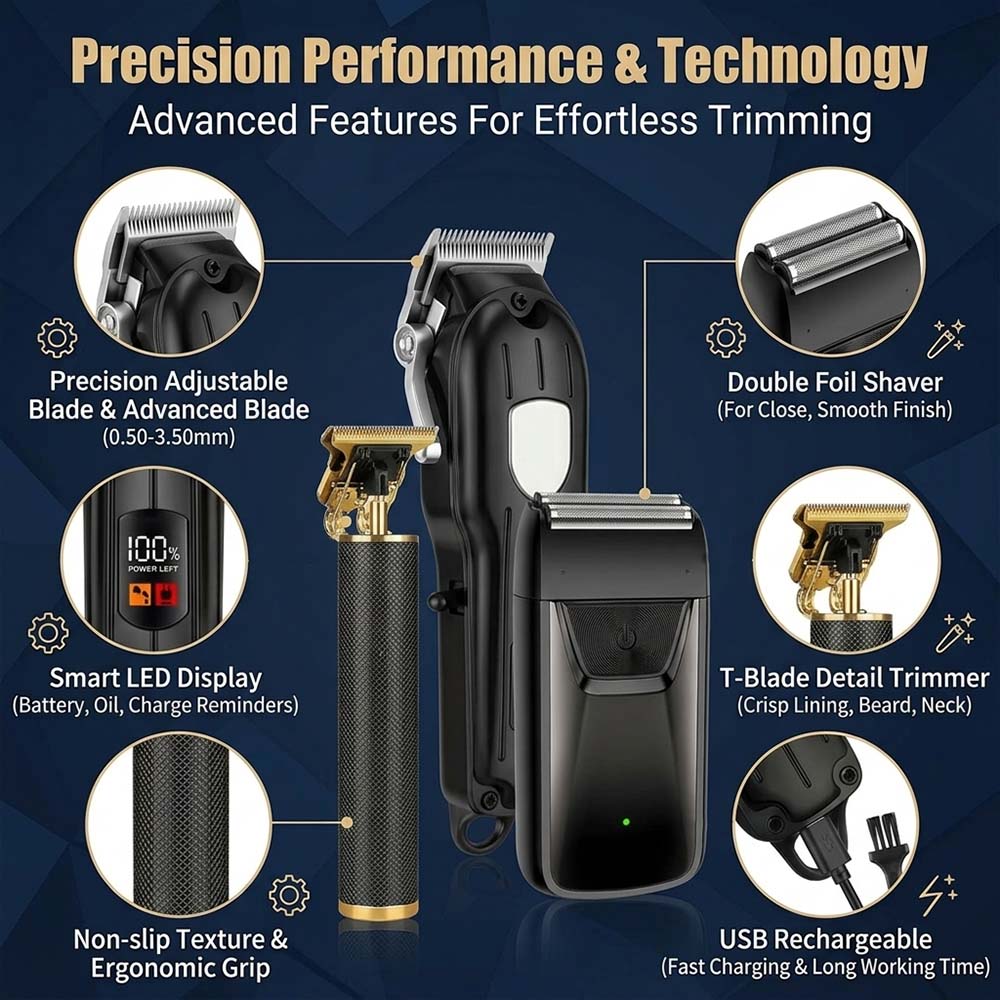Professional Hair Clipper Set  - Men'S Grooming Scissors review and price