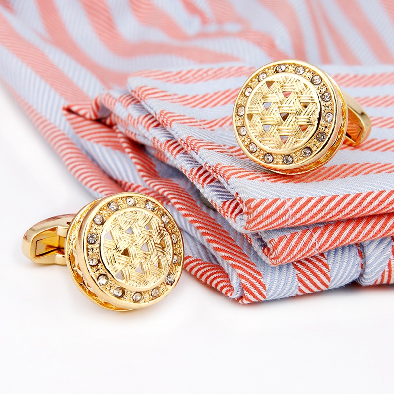 Gold Round Rhinestone Crystal  - Men'S Grooming Gift Box review and price
