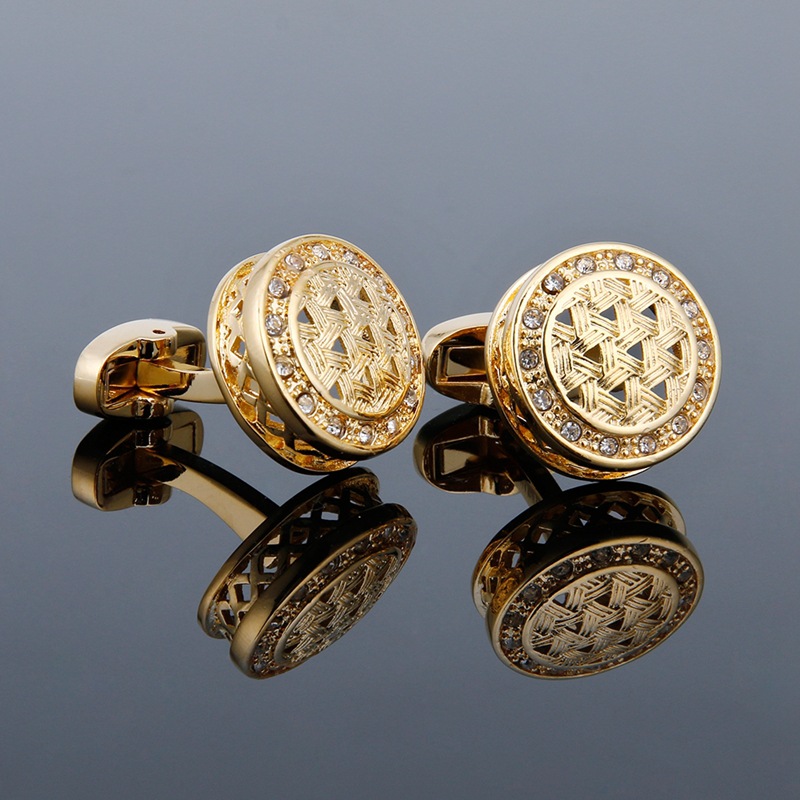 Gold Round Rhinestone Crystal  - Men'S Grooming Gift Box review and price