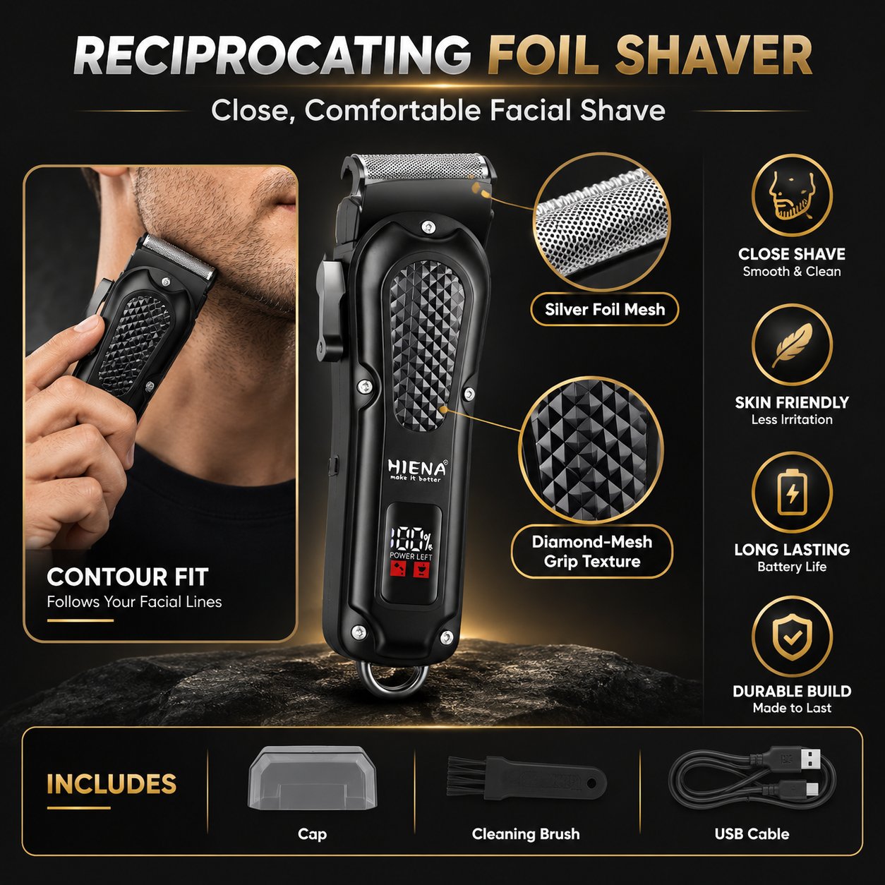 Professional 3-in-1 Barber Kit - Mens Grooming Kit Case review and price
