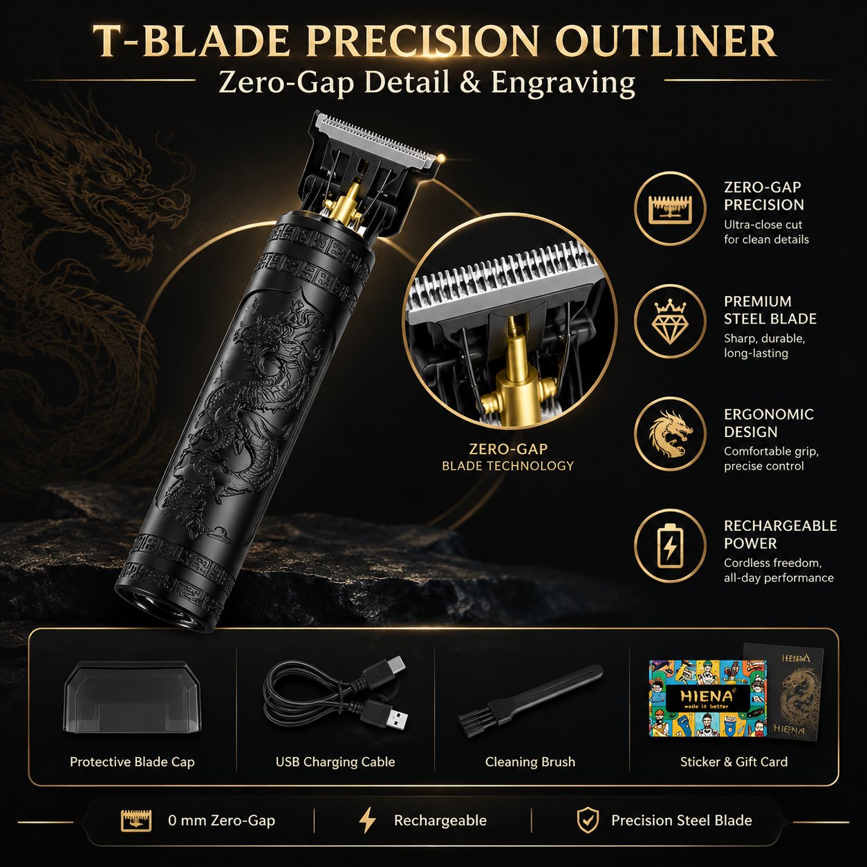 Professional 3-in-1 Barber Kit - Mens Grooming Kit Case review and price