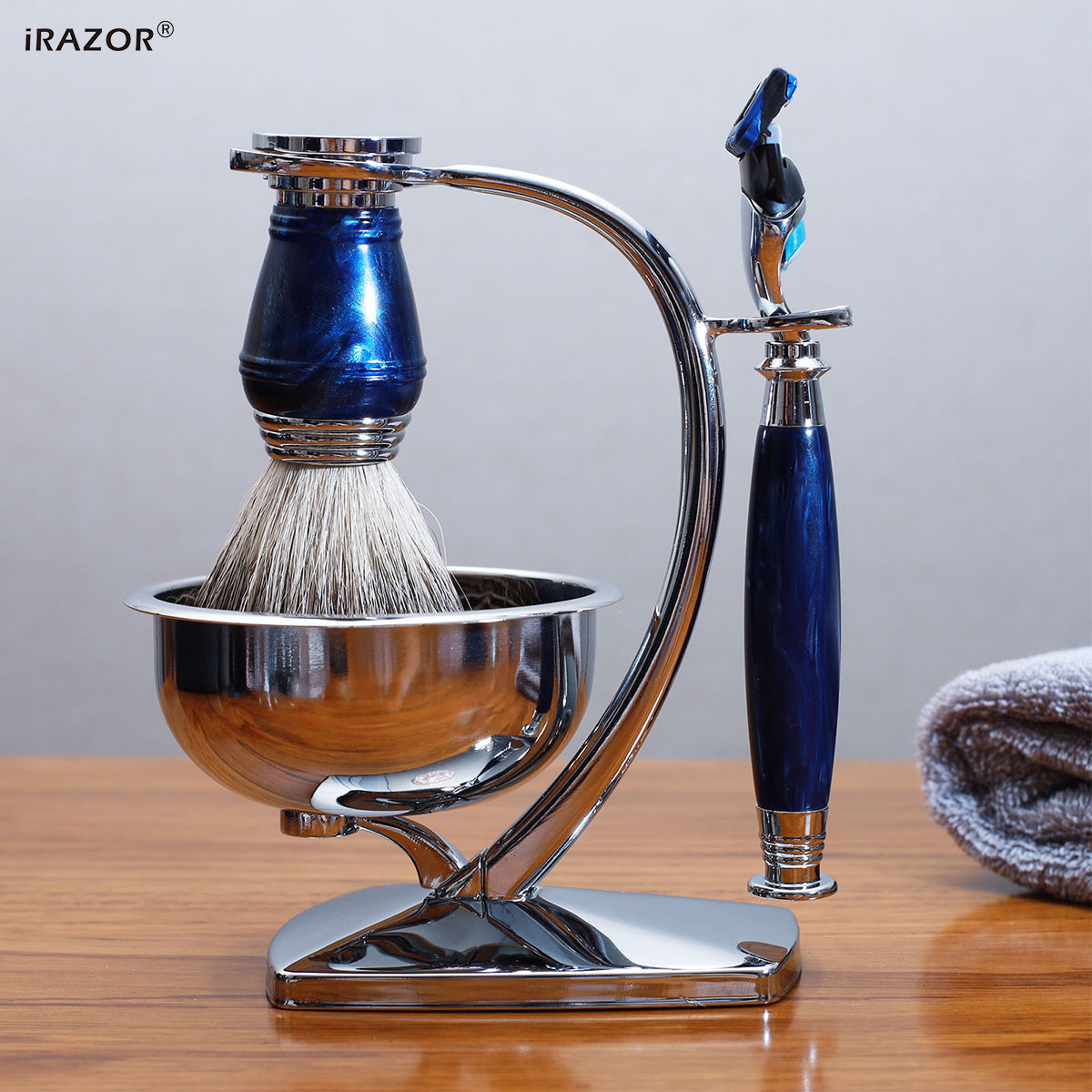 iRAZOR Royal Blue Luxury Men's - Men'S Grooming Set Gift review and price