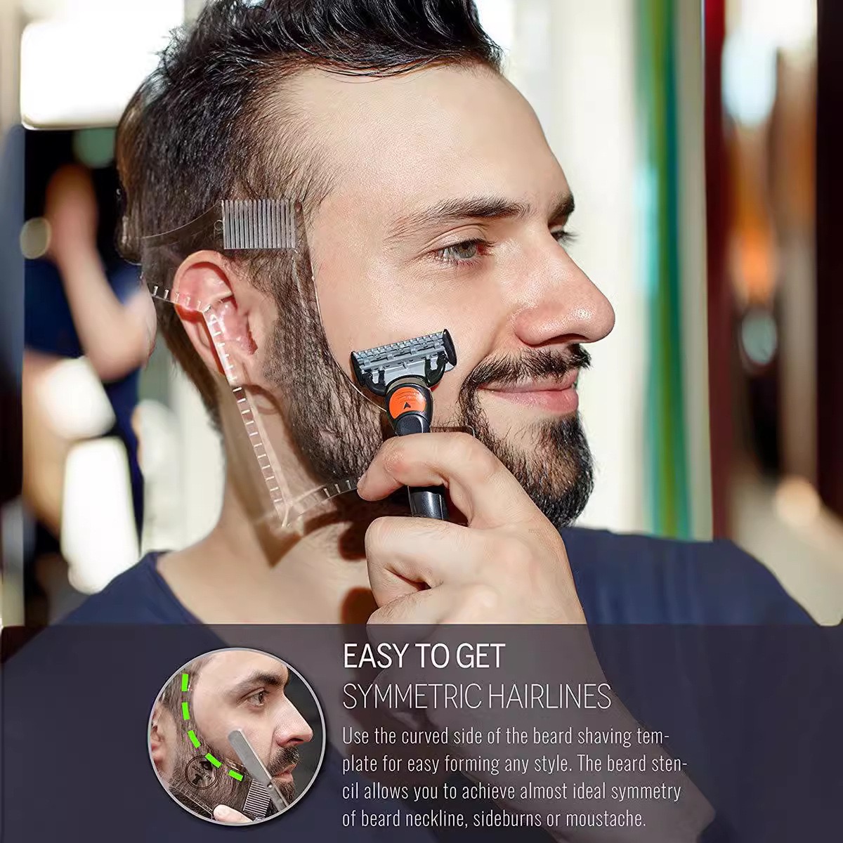 Men Clear Beard Shaping Templa - Men'S Grooming Tonic review and price