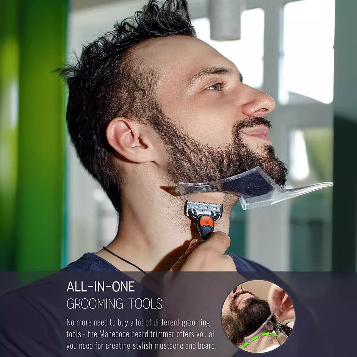 Men Clear Beard Shaping Templa - Men'S Grooming Tonic review and price