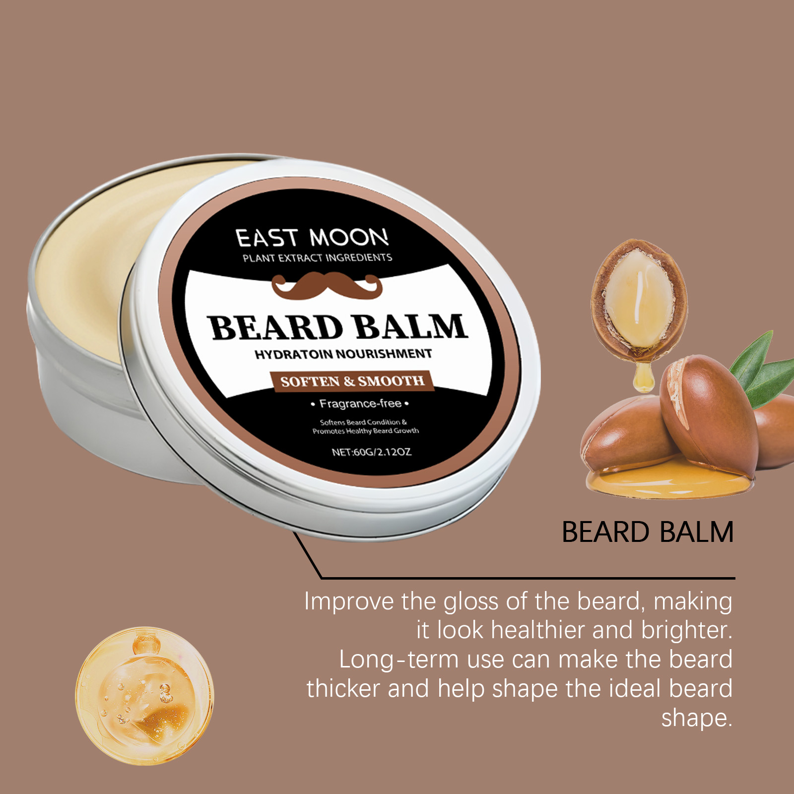 Beard Balm For Men 60g Conditi - Men'S Grooming Tonic review and price